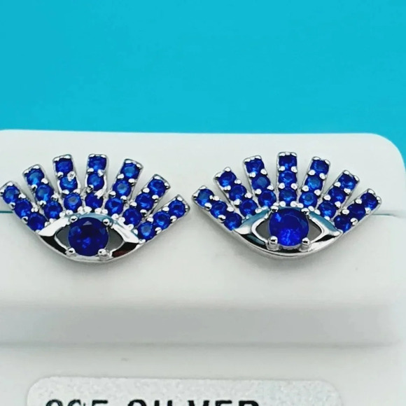 "925 Sterling Silver CZ Beautiful Earrings for Women, 1USPAR4199 - Picture 2 of 11